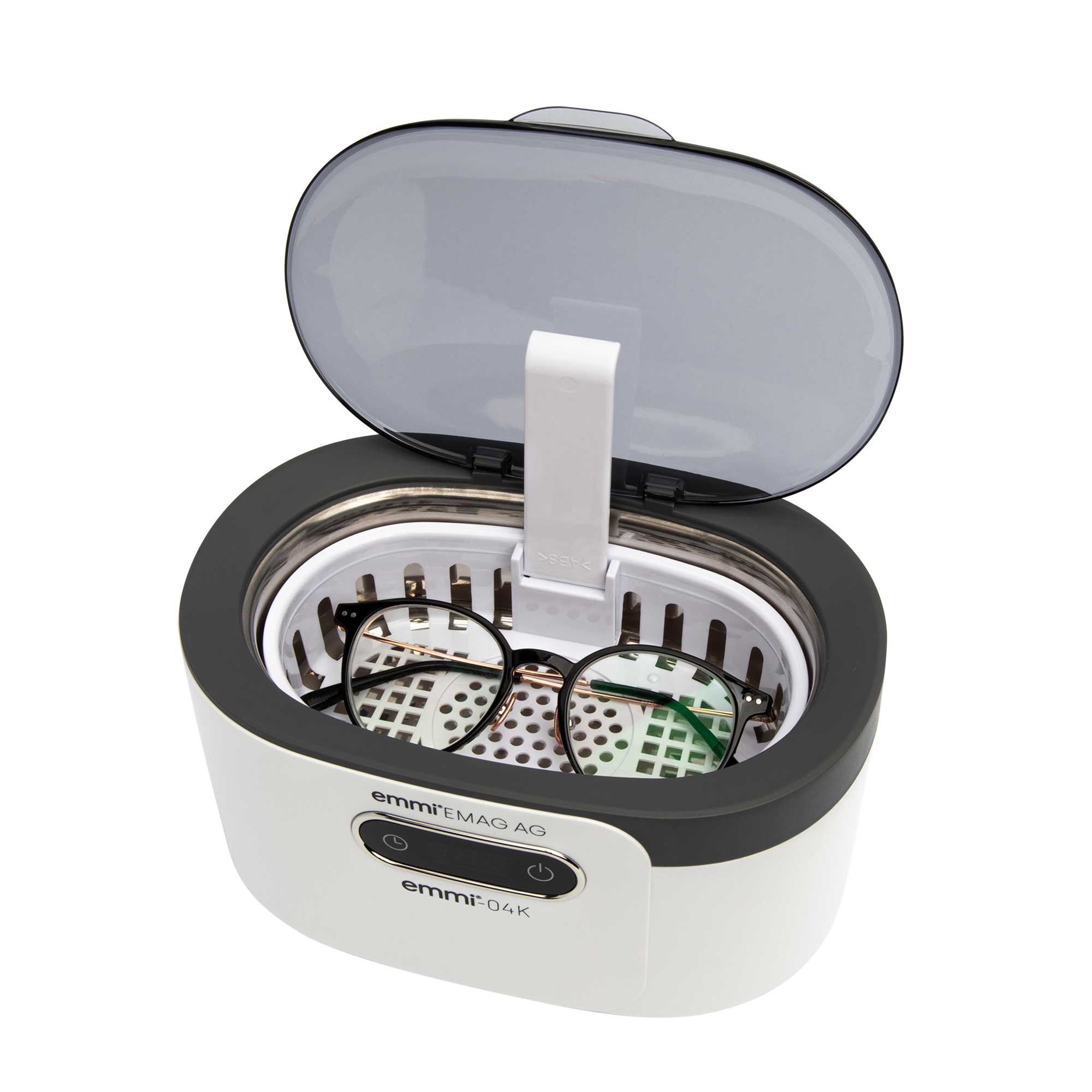 04K Ultraschallreiniger mit Edelstahlwanne + Dental-Reinigungskonzentrat 100ml