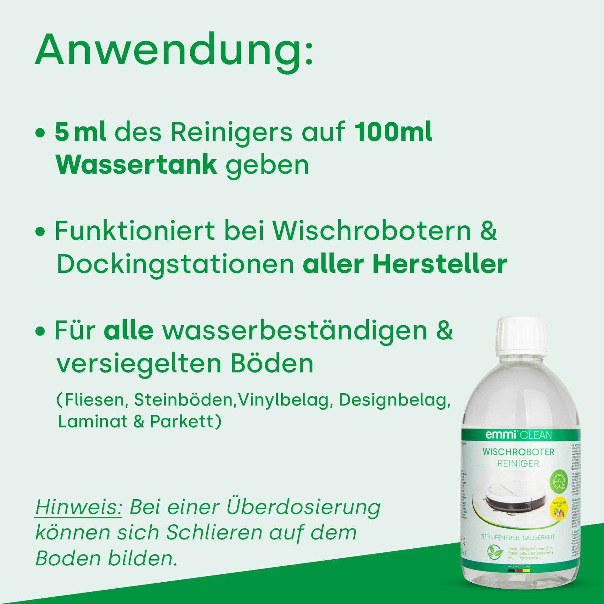 Wischroboterreiniger - 500ml