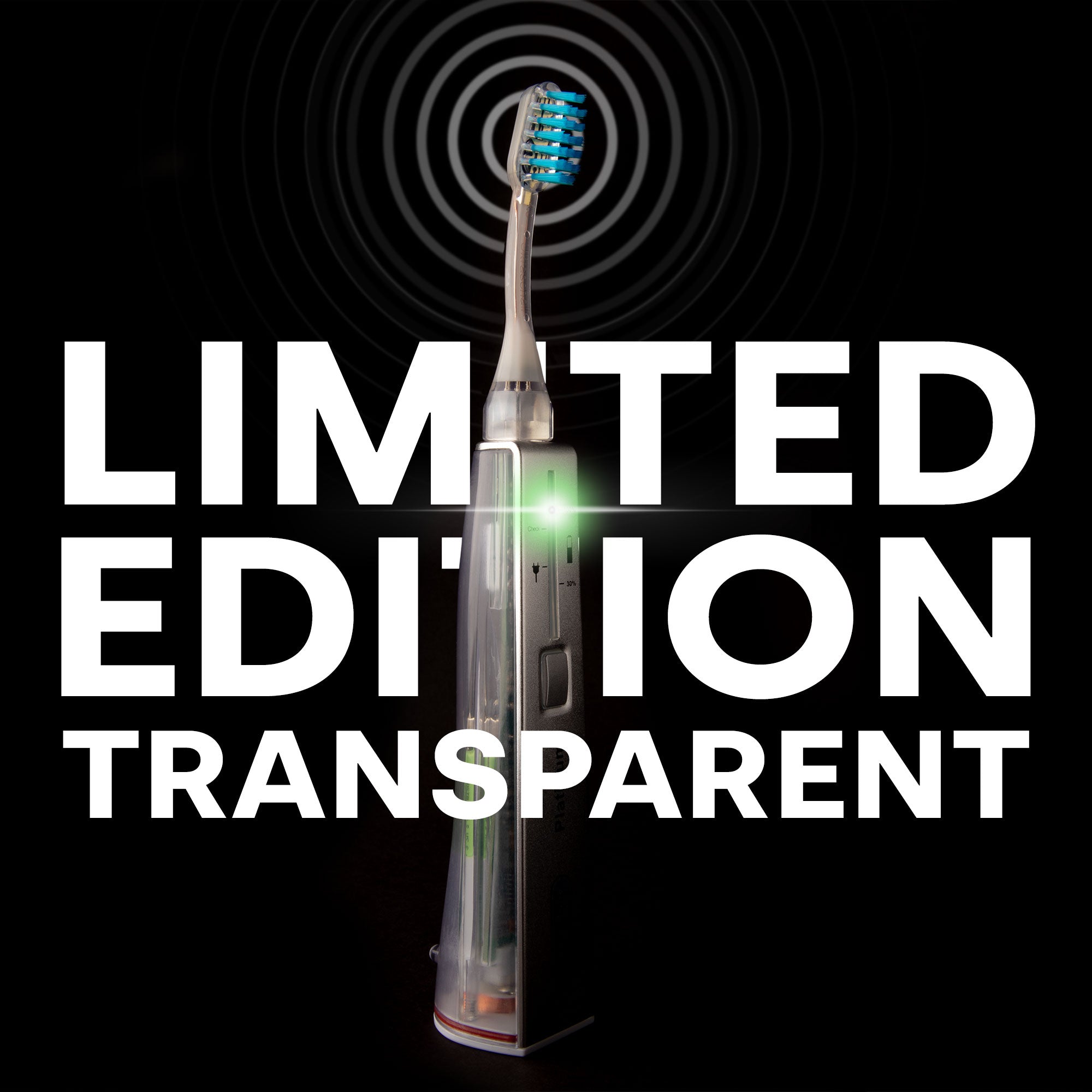 Ultraschallzahnbürste Platinum Transparent Limited Edition