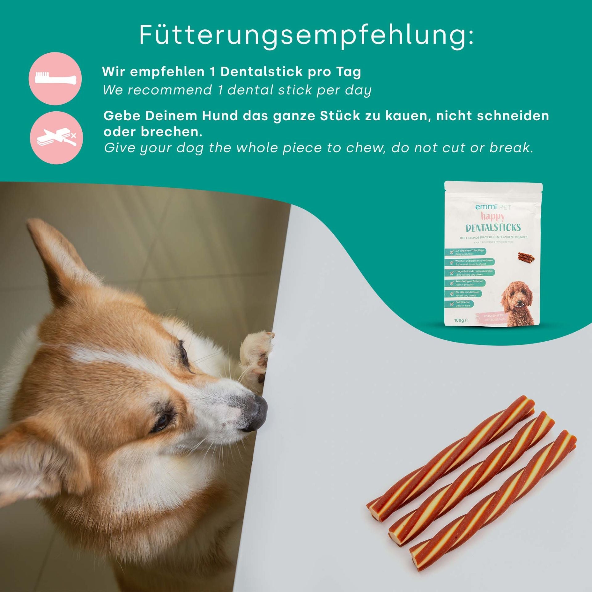 Bâtonnets dentaires « Polissoir à dents »