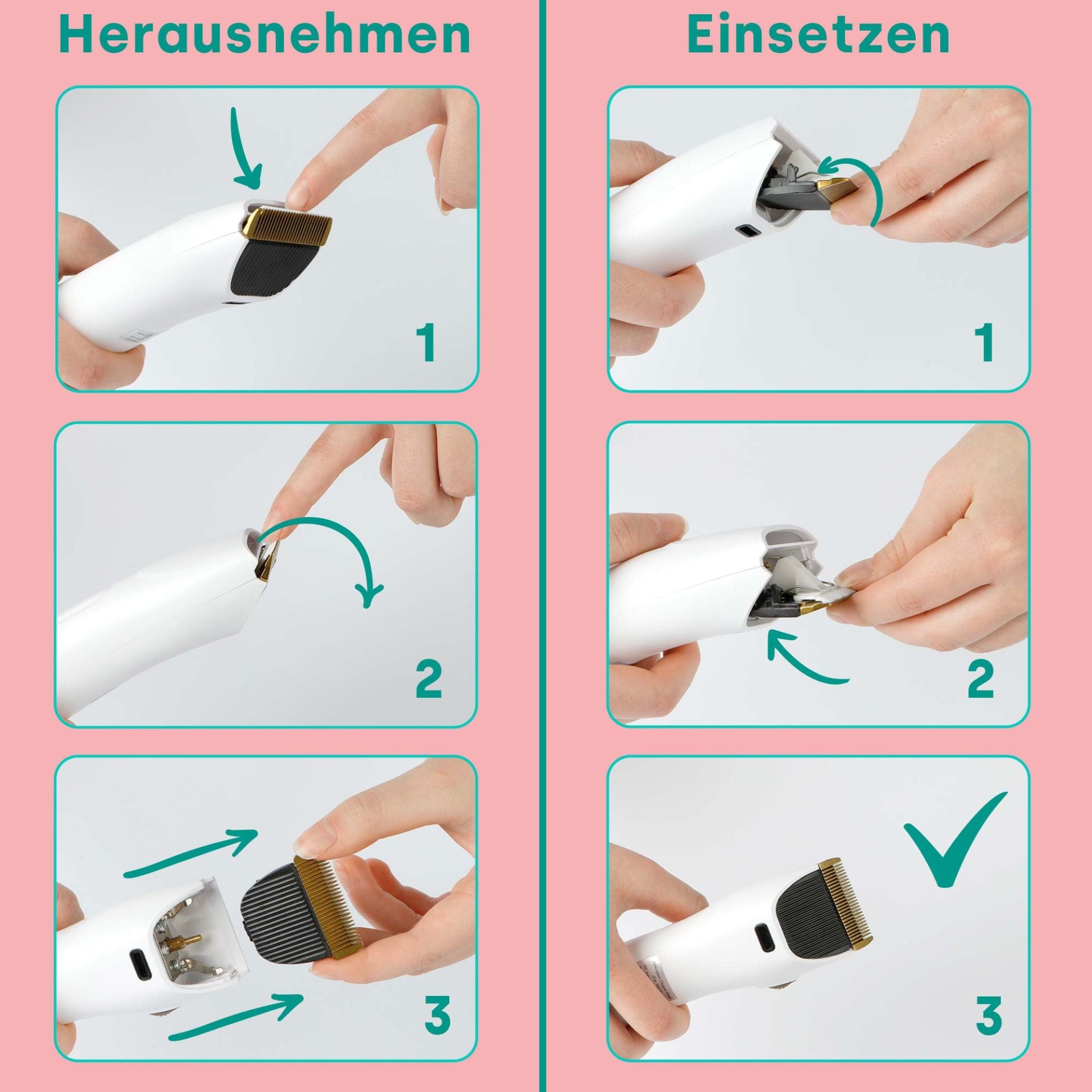 replacement blades Grooming Kit Pro